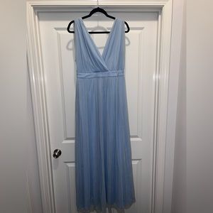 Lulus Light Blue formal/bridesmaid dress